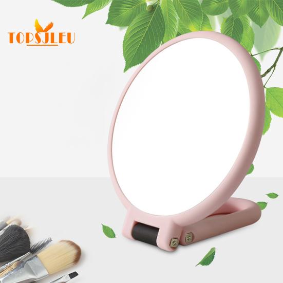 Magnifying Makeup Mirror - Foldable Handle, Portable, 1x15x, Stylish Compact, Versatile Makeup Mirror