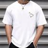 GOOSE Cotton T-Shirt Short Sleeve Round Neck Women 2d Print Tops