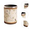 Circular Trash Bin for Home Kitchen Bathroom Laundry Space
