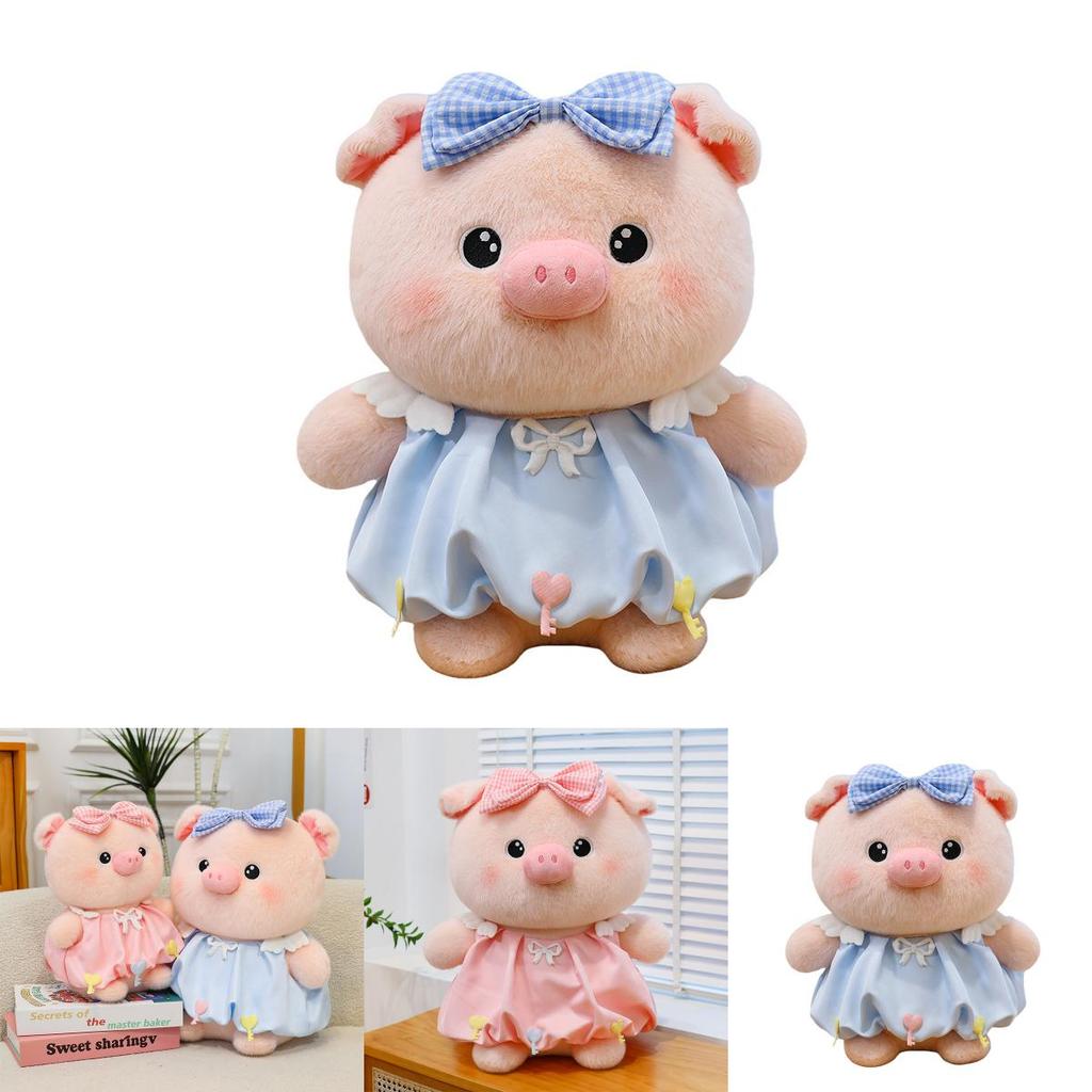 Plush Pig Keychain Toy With Soft Pp Cotton For Romantic Gift And Wedding Celebration