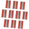 Y5GD 10pcs Clear  Adhesive Acrylic Hinges Folding Hinges for Home & Office Use