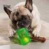 Dog Chew Toys for Medium Large Dogs 2Pcs Squeaky Hammer with Tennis Ball Inside, Interactive Fetch Toys, Unique Shaped Toy Rubber Indoor Outdoor Play