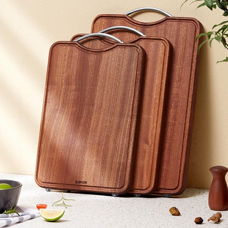 SUPOR Solid Wenge Wood Cutting Board