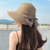 Foldable Women Sun Hat Wide Brim Women's Straw Panama Hat Summer Beach Sun Hat  For Women Outdoor
