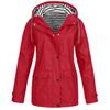 Damen-Regenmäntel mit Kapuze - Leichte Regenjacke Damen - Lässiger Regenmantel für alle Jahreszeiten