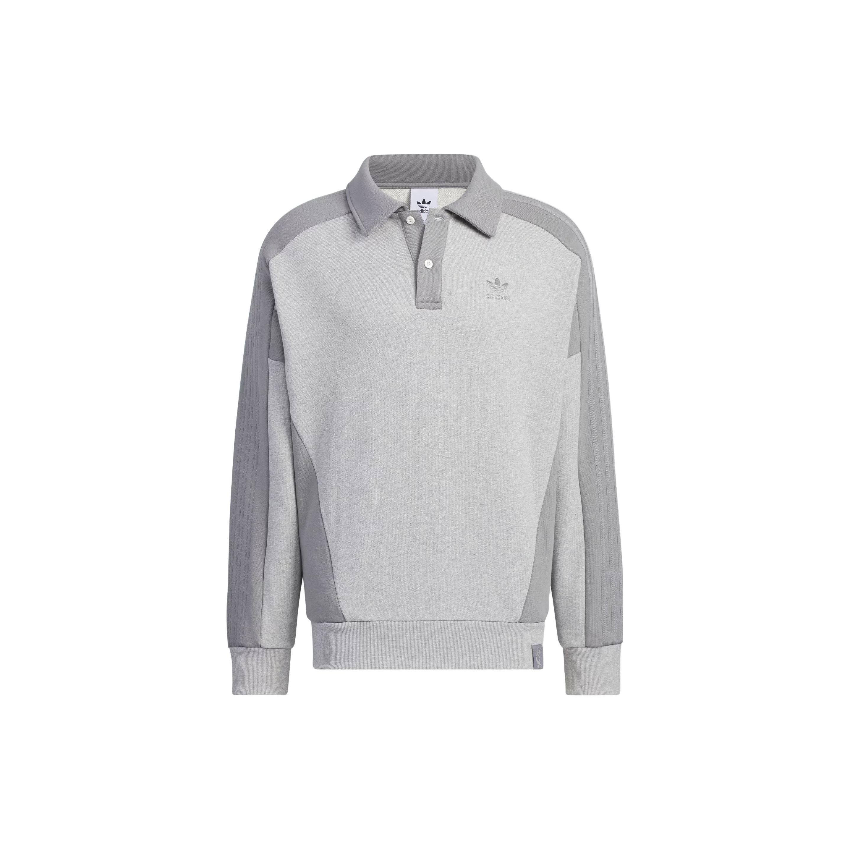 

Adidas Originals Wing Chun Series Crew Sweatshirt, Unisex Color Block Loose Long Sleeve Medium-Gray Sweatshirt IZ1536 XXXL