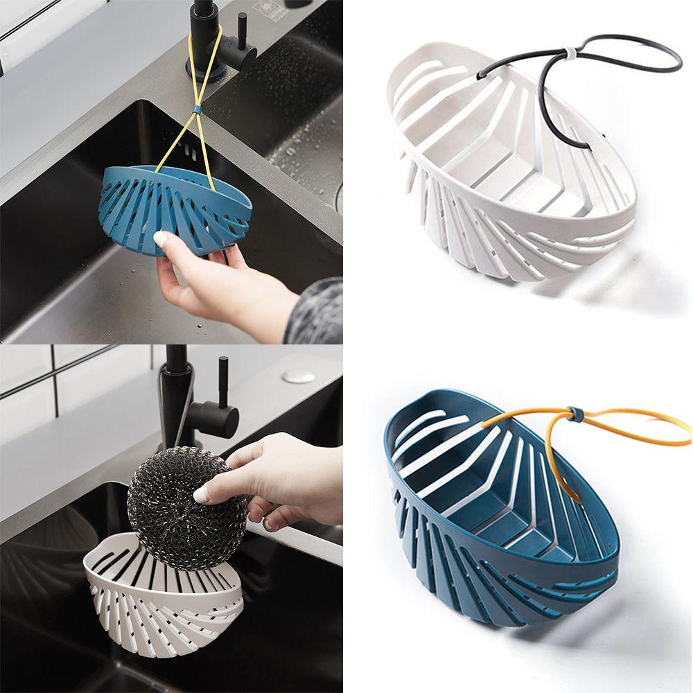 Dish Cloth Portable Basket Kitchen Organizer Storage Bag Bath Storage Tool Sink Holder
