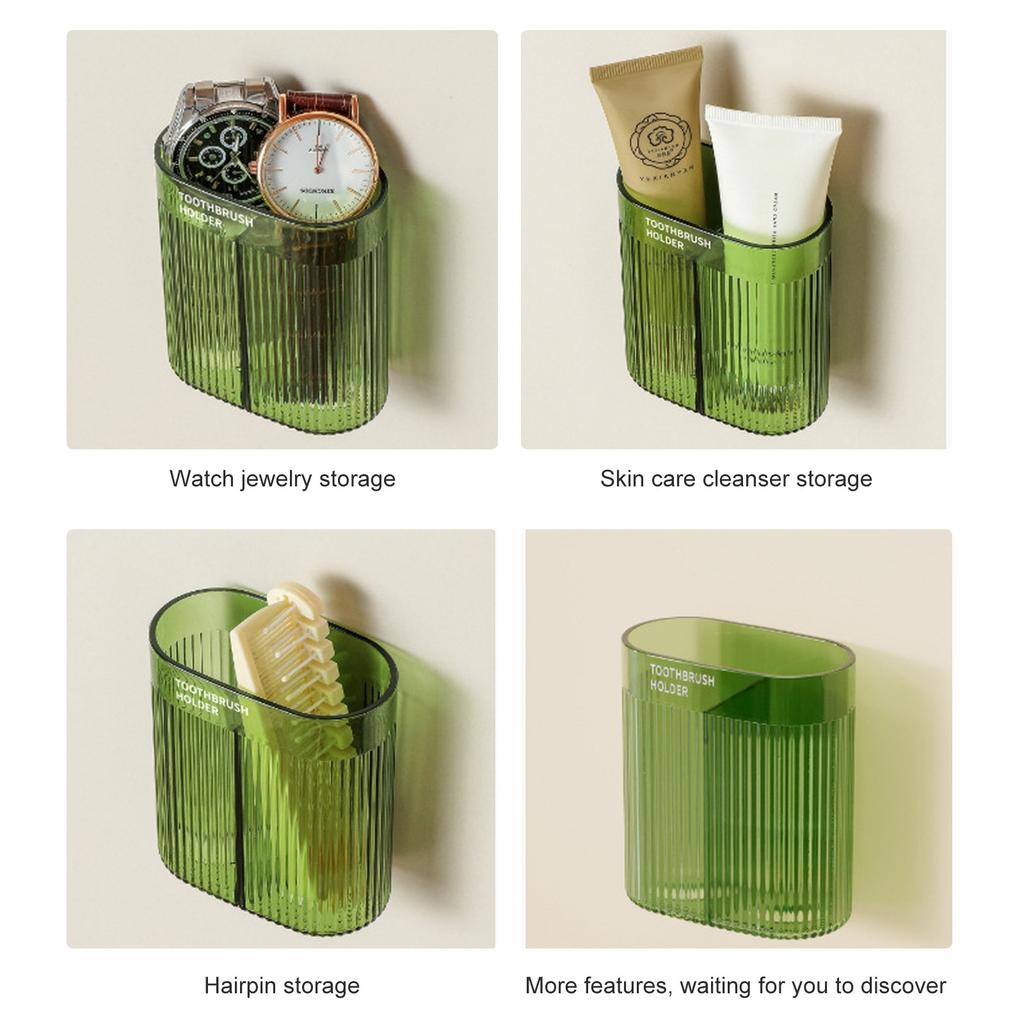 Samolepicí elektrický stojan na zubní kartáček Jednoduchý design Vodotěsná nástěnná montáž Podporuje různé modely pro moderní domácnosti