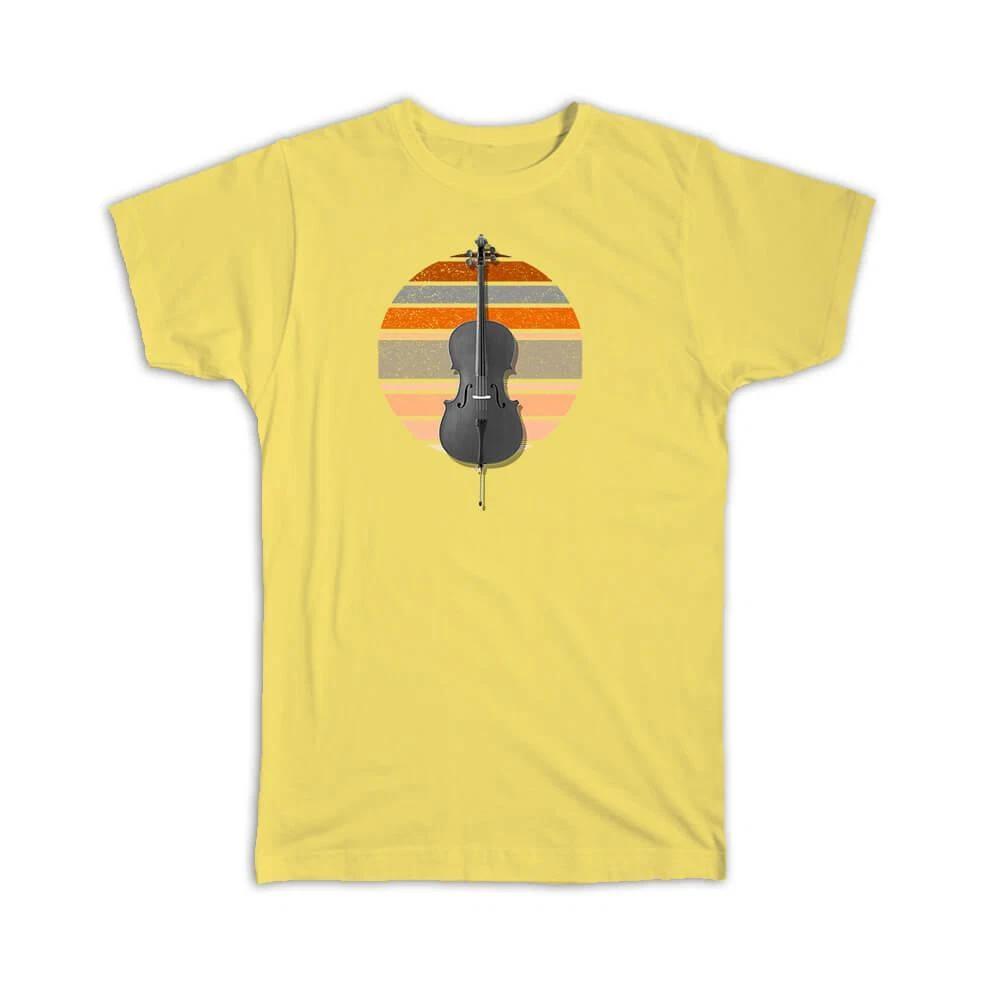 Gift T-Shirt : Violin Retro Violinist S