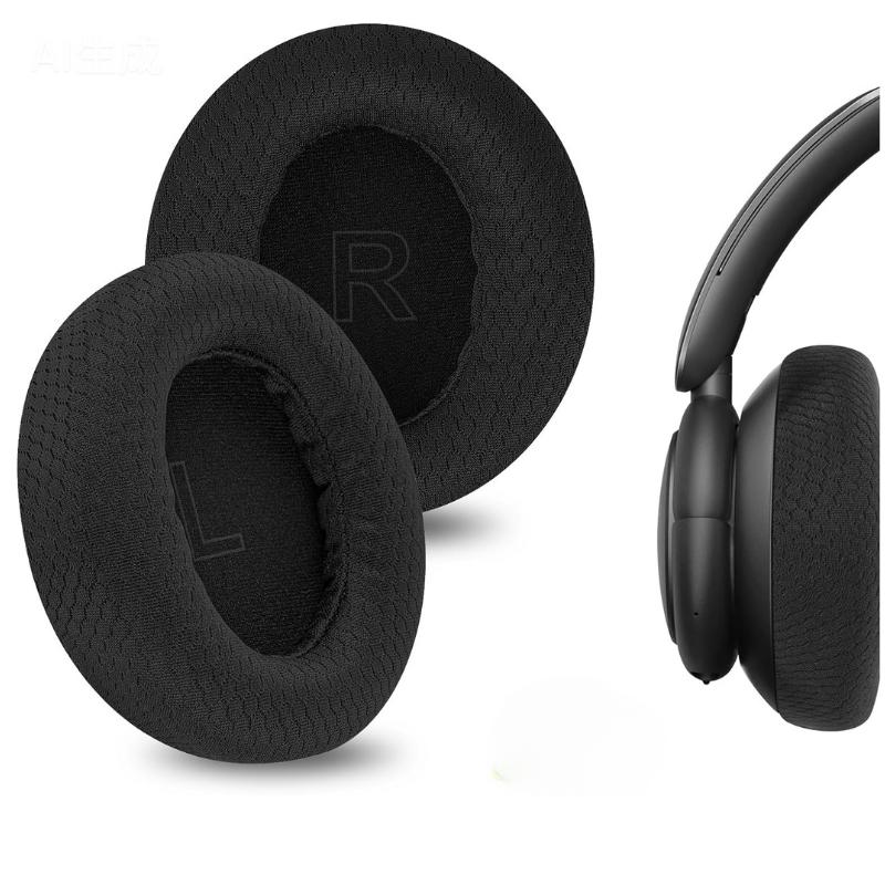 1Pair Replacement Earpads Cushion for Anker Soundcore Life Q10 Q30 Q35 Headset Headphones Leather Earmuff Ear Cover Earcups