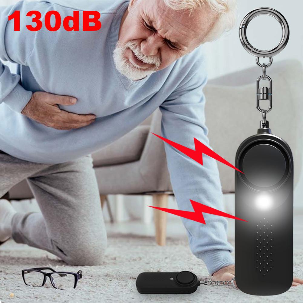 130 Decibel Convenient Personal Safety Alarm Sounds As Soon As You Pull It Portable Wolf Warning Protection Device