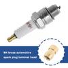 SING F LTD 10pcs M4 Spark Plug Terminal Nut Brass