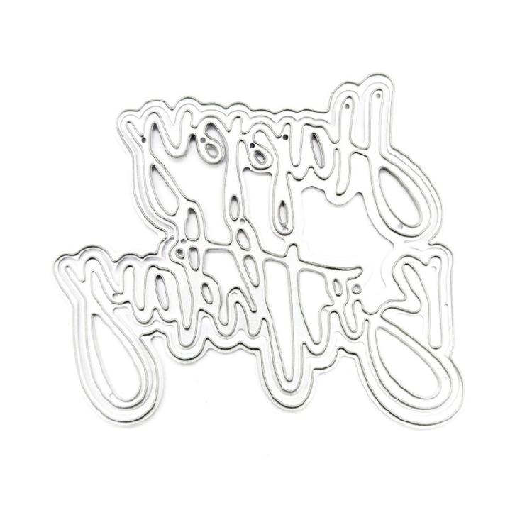 

Happy Birthday Cutting Dies Embossing Template Stencil Scrapbooking for Card 1