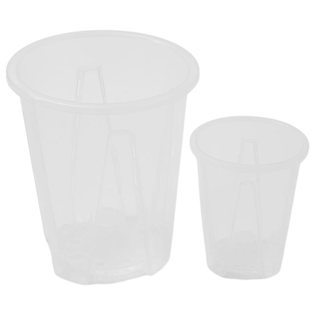 Flower Pot Clear Plastic Orchid Pots With Holes Transparent Flower Pot Succulents Plant For DIY Planting Gardening Accessories