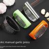 Silicone & Stainless Steel Garlic Peeler and Press Tool 