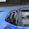 Black Rear Window Shutter Louver Sun Shade Side Air Vent Panel Decoration Cover Trim Accessories For Honda FIT JAZZ 2014 -