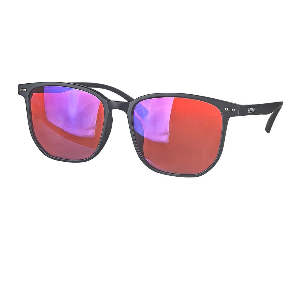 SHINU Red Tinted Blue Light Blocking Glasses for Computer Phone Use Sleep Aid with Red Lenses