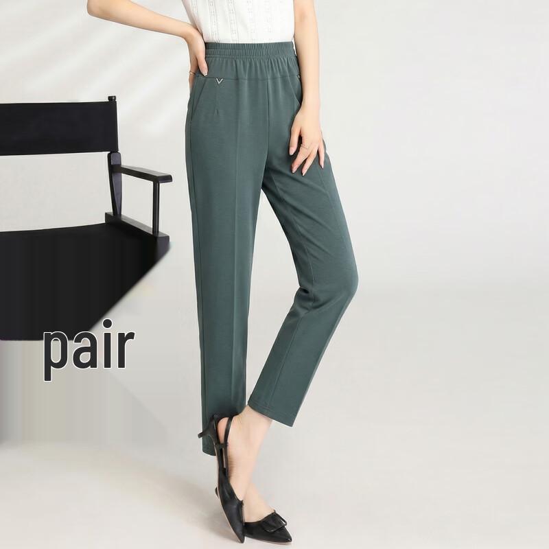 LangSha Women's Summer Loose Cropped Pants
