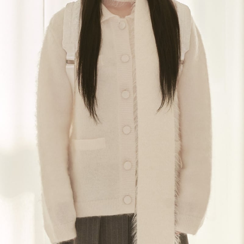 

ALKI ALKA Fuzzy Muffler (2colors) Black