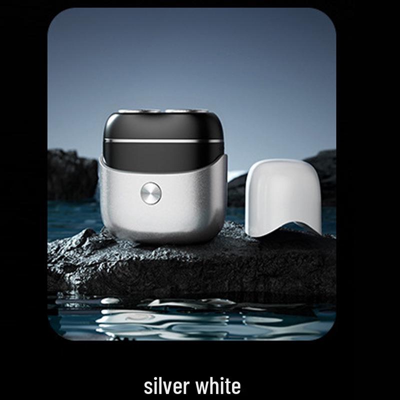 Compact Magnetic Electric Shaver, Whole Body Washable, Portable for Home & Travel