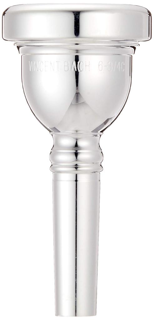 Bach Trombone Mouthpiece 6 34C Silver Plated (for Small Bore)