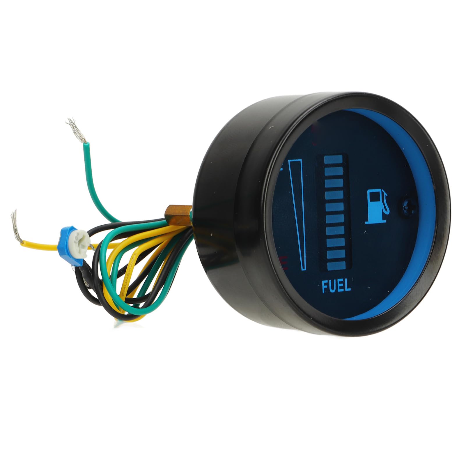 

Мотоциклетный указатель уровня топлива Надежная точность Диаметр корпуса 52 мм Указатель уровня топлива в топливном баке (Синий свет) синий