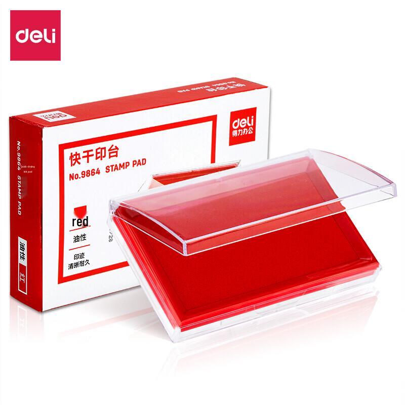 Deli Quick-Dry Square Ink Pad