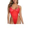 One-piece Swimsuit High Waist Bikini Mini Mesh Transparent Swimsuit Sexy Underwear