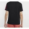 Nike T-Shirts Herren Schwarz Rundhals Mittlere Gerade Passform CW0385-010
