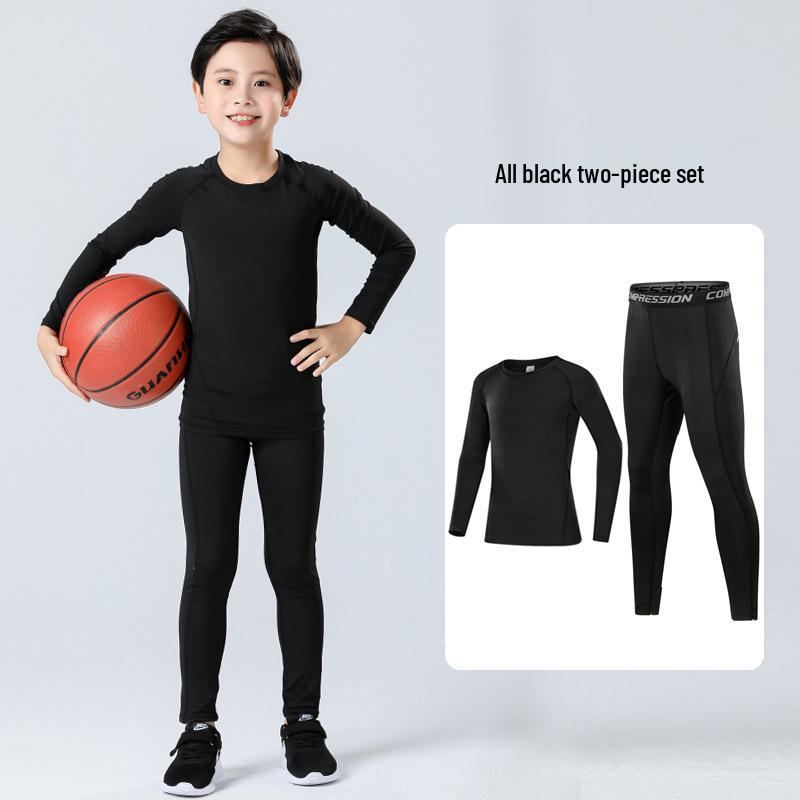 Kinder Schnelltrocknende Sport-Basisschicht: Body für Basketball, Fußball und Fitness - Ideal für Herbst/Winter.