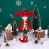 NEW Elf Red Gold Plush Doll Elf Toy Christmas Tree Ornaments New Year Holiday Best Gifts For Kids Navidad Natal Adornos De Navidad