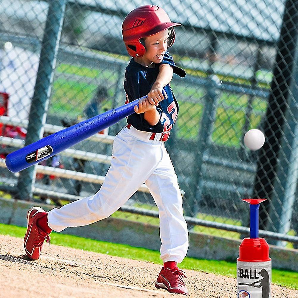 Machine de Lancer Automatique de Baseball pour Enfants Jouet d'Extérieur Intérieur Sport de Loisir Interactif Parent-Enfant Ensemble de Baseball