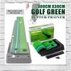 3M Indoor Practice Putting Mat Golf Putting Trainer Automatic Ball Return Golf Turf Golf Putter Training Set