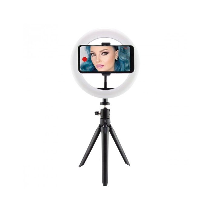 STUDIO PHOTO ANNEAU LED AVEC TREPIED KSIX