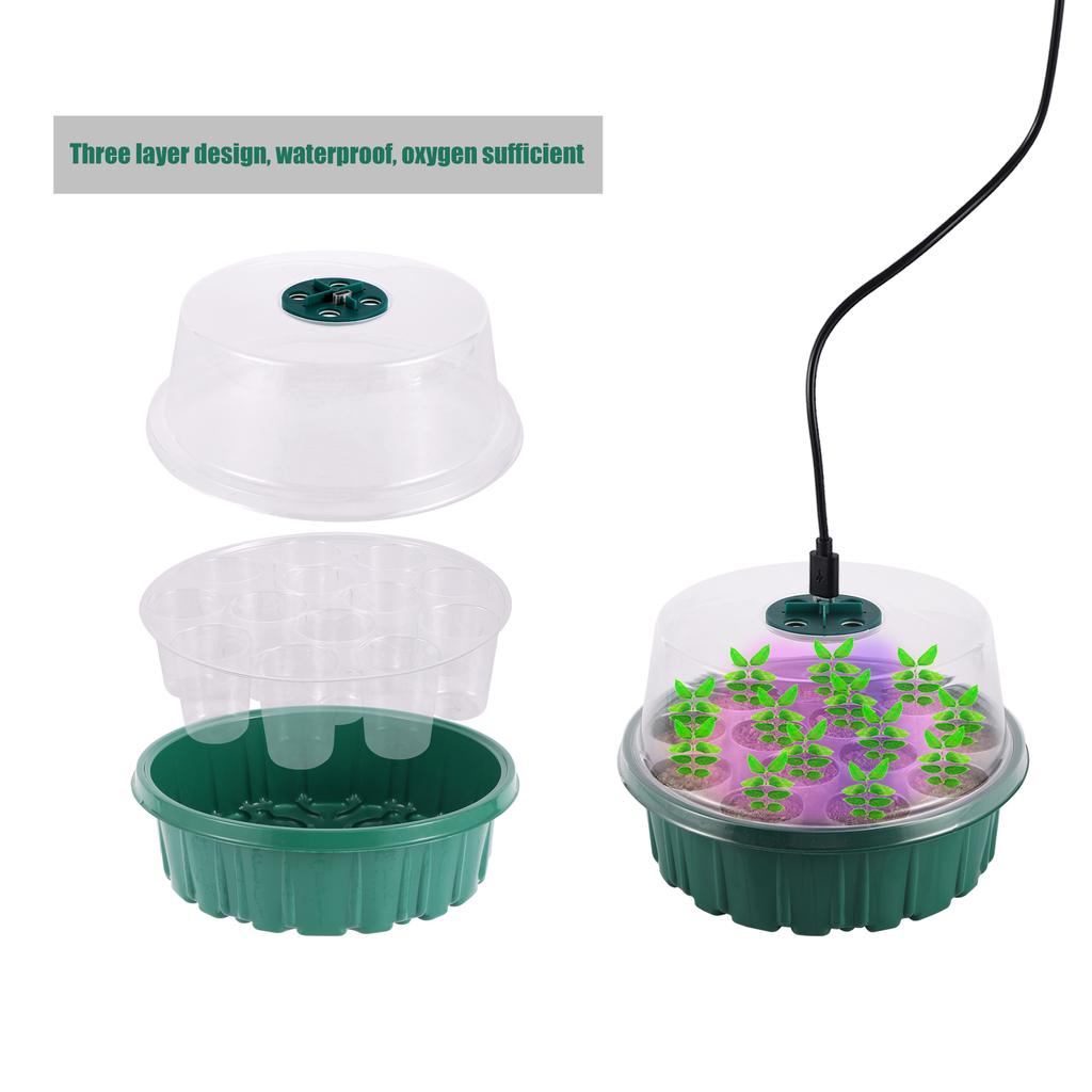 Plant LED Light For Plant Seed Starter Trays Nursery Pots Seedling Tray Planter Plant Growing Flower Pot Planting Seedling Pot