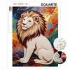 Animal Pearl Painting Handmade 5D DIY Majestic Lion Home Office Desktop Decoration Painting