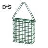 Suet Cage Bird Feeder Outdoor Garden Iron Cages Outside Hanging Suet Feeder Single Suet Cake Wild Bird Feeder
