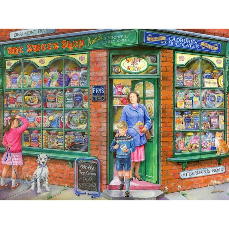 Full Round Diamond Streetside Shop Mosaic Art Diamond Embroidery Picture Rhinestones Cross Stitch Home Decor