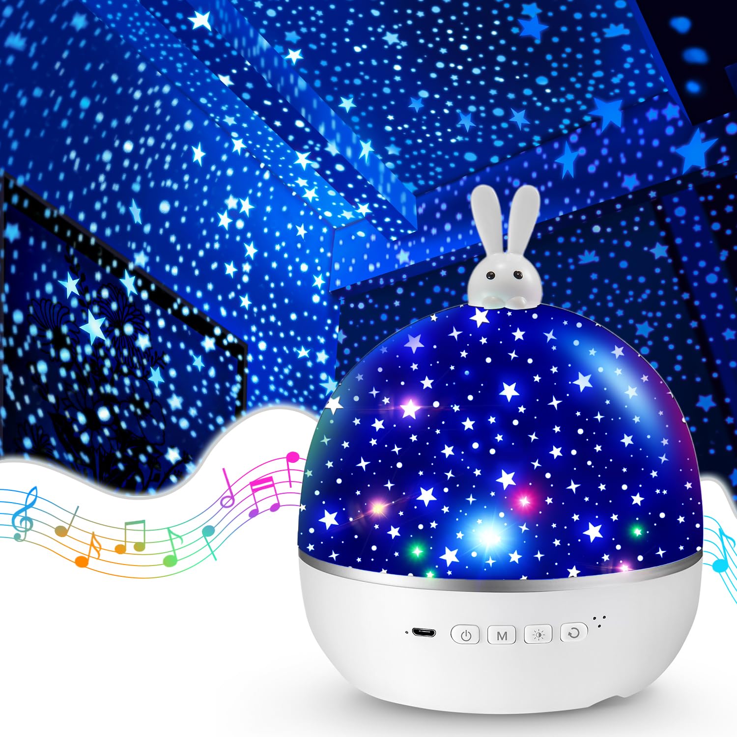 

Home Planetarium [22 Projection Modes & Bluetooth Speaker] Birthday Gift for Women, Popular Christmas Gift, Dream Switch, Baby Shower Gift, Light-Up T
