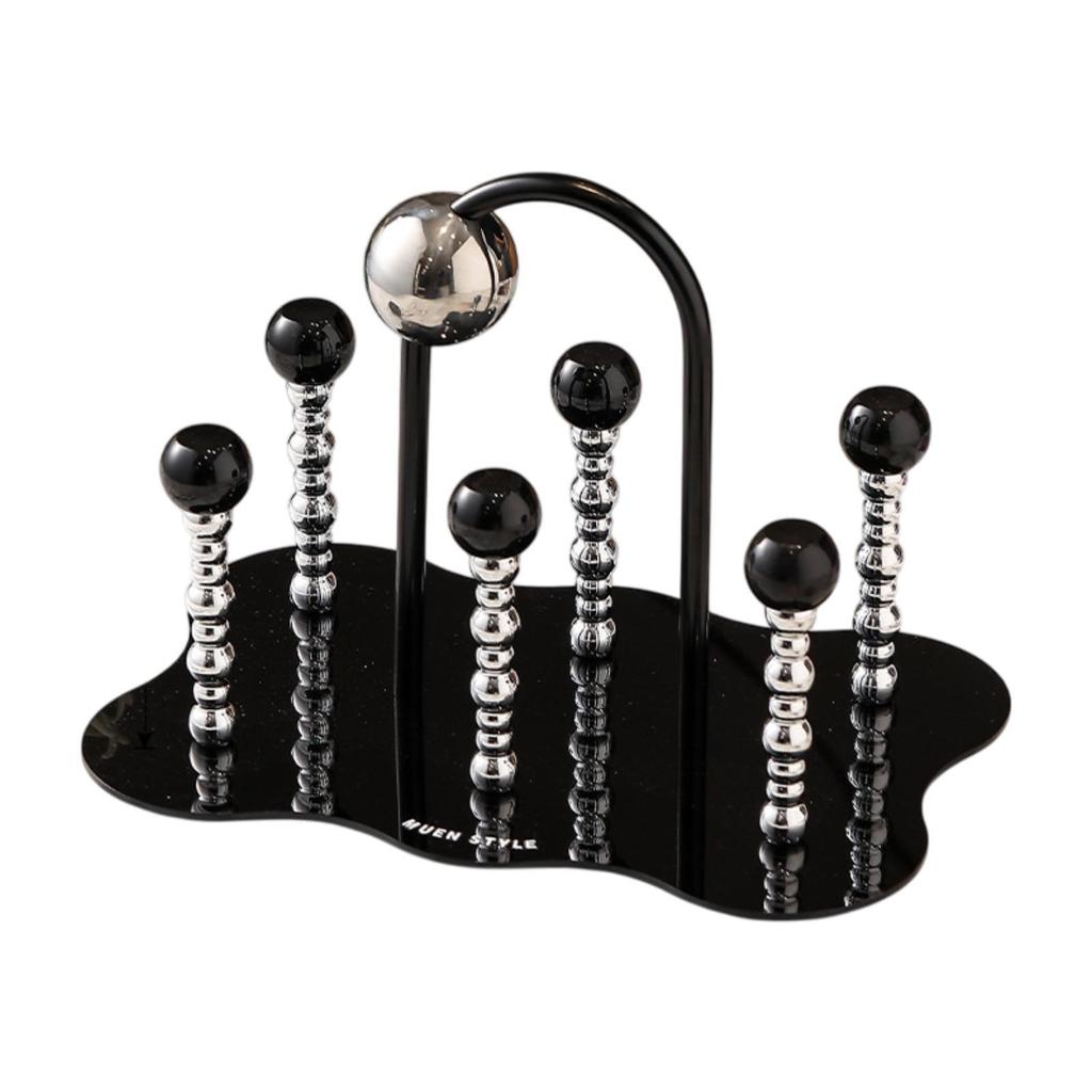 Cup Drying Rack 6 Cup Drainer Tumbler Dryer to Clean Ornament with Handle Mugs