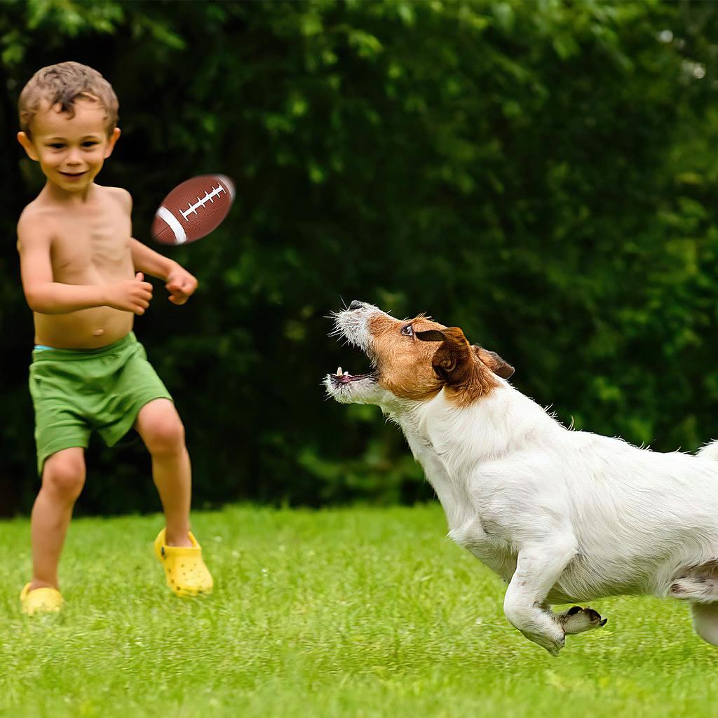 2Pcs Children Rugby Ball Design Kids Training Ball Enhance Athletic Ability Improve Distance Accuracy Home School Play