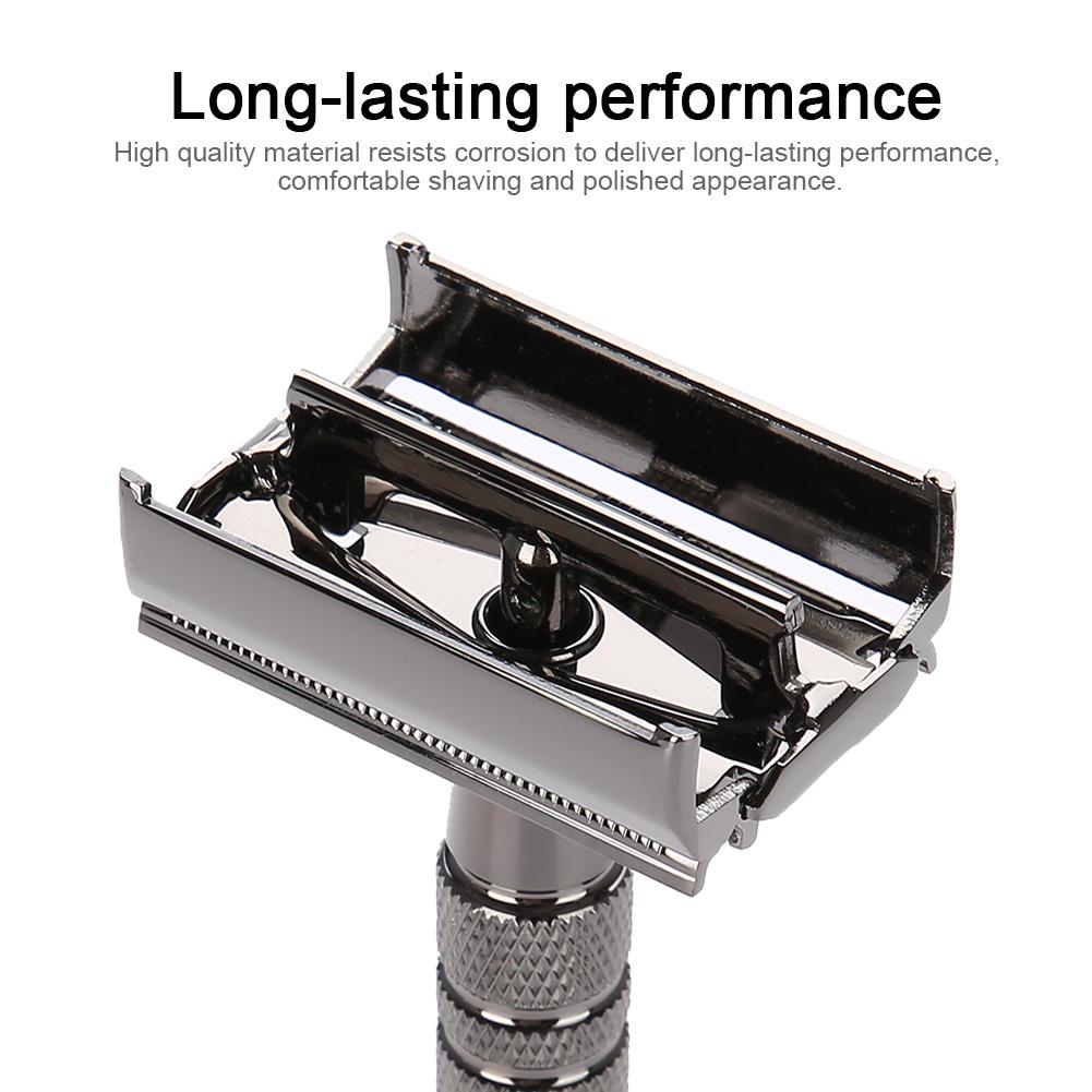 Manual Razor Safety Shaving Razor Double Edge Manual Razor Men's Beard Shaver Classic Shaver