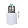 2Pieces E27 Lamp Socket Extenders Adapter 65Mm Length Lamp Holder Extension Plastic Texture for Home Office Studio Use