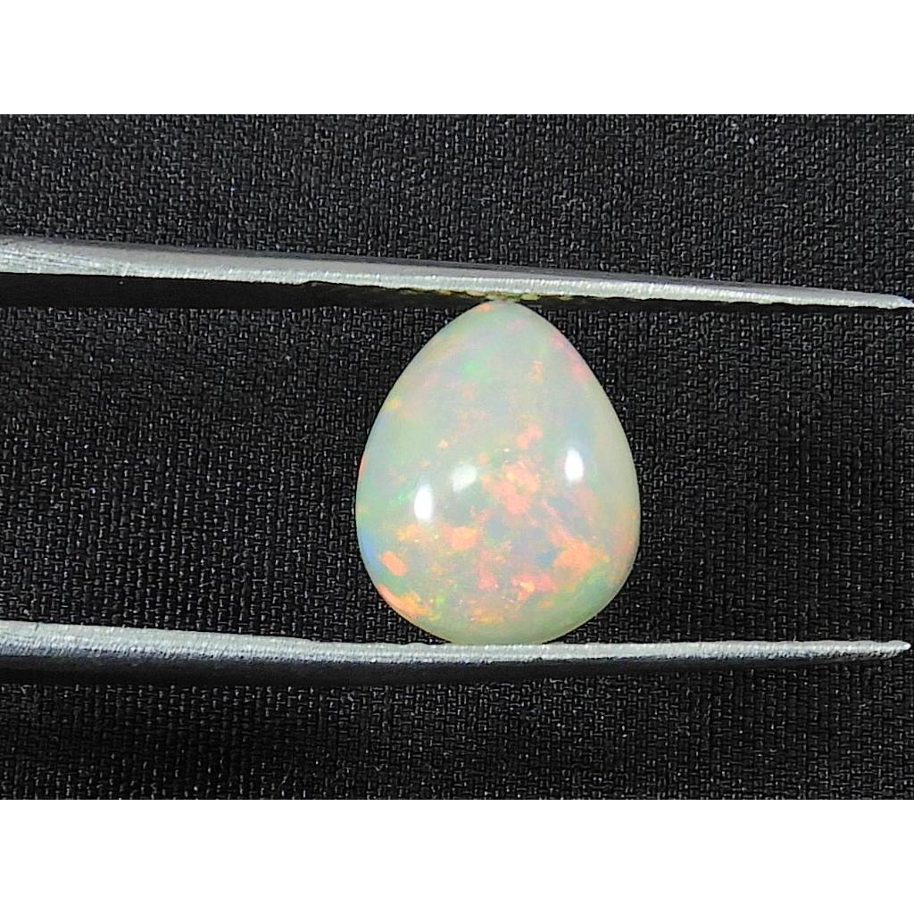 

Natural Ethiopian Fire Oapl Trardrop Healing Crytsal Loose Gemstone 8X10X2MM SK-1672