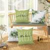 Spring Green Floral Print Pillowcase Home Sofa Cushion Pillowcase
