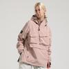 New American Style Waterproof Ski Suit: Warm Snowboard Jacket with Multi-Pocket Design for Men and Women