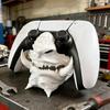 Gamepad Storage Stand with Open Single-Body Support, Decorative Teeth and Horns, and No Assembly Required for Desktop Use