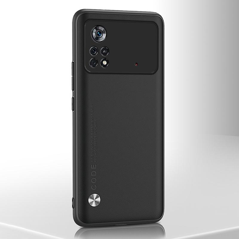 Luxusní PU kožené pouzdro pro Xiaomi Mi Poco X4 Pro 5G Cover Matné silikonové pouzdro na telefon pro Poco X3 NFC F3 F4 GT F2 M3 M4 Pro Coque