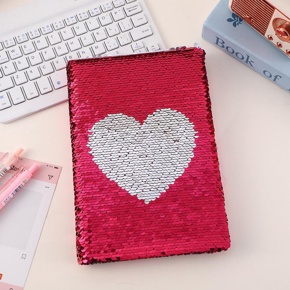 Enchanting Sequin Style Notebook: Exquisite Patterns for DIY Journaling & Student Notes