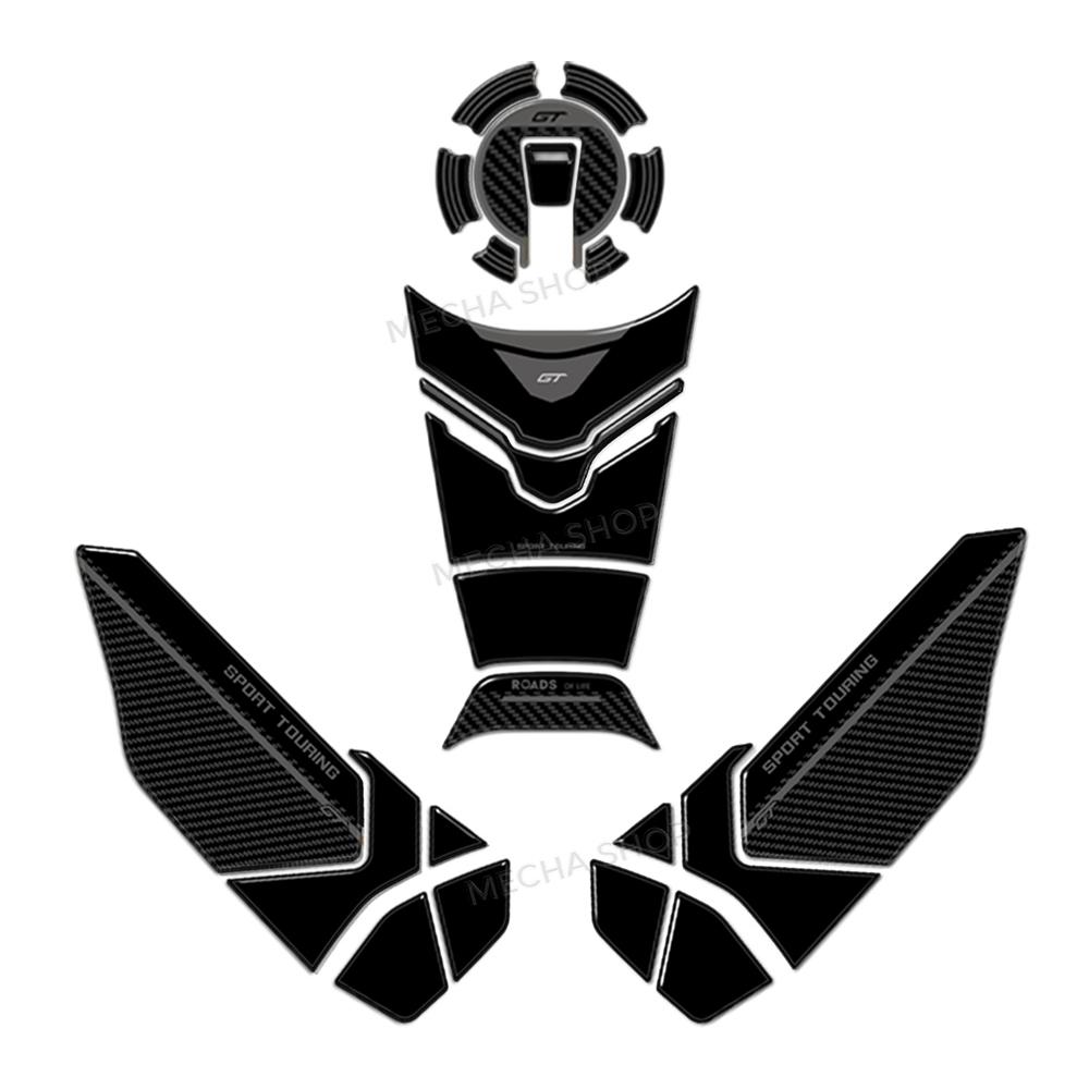 For Tracer 9 GT 2025 Tracer 9GT Tank Pad Protection Kit Motorcycles Accessories 3D Resin Stickers